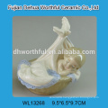 2015 best selling white porcelain baby crafts in cradles